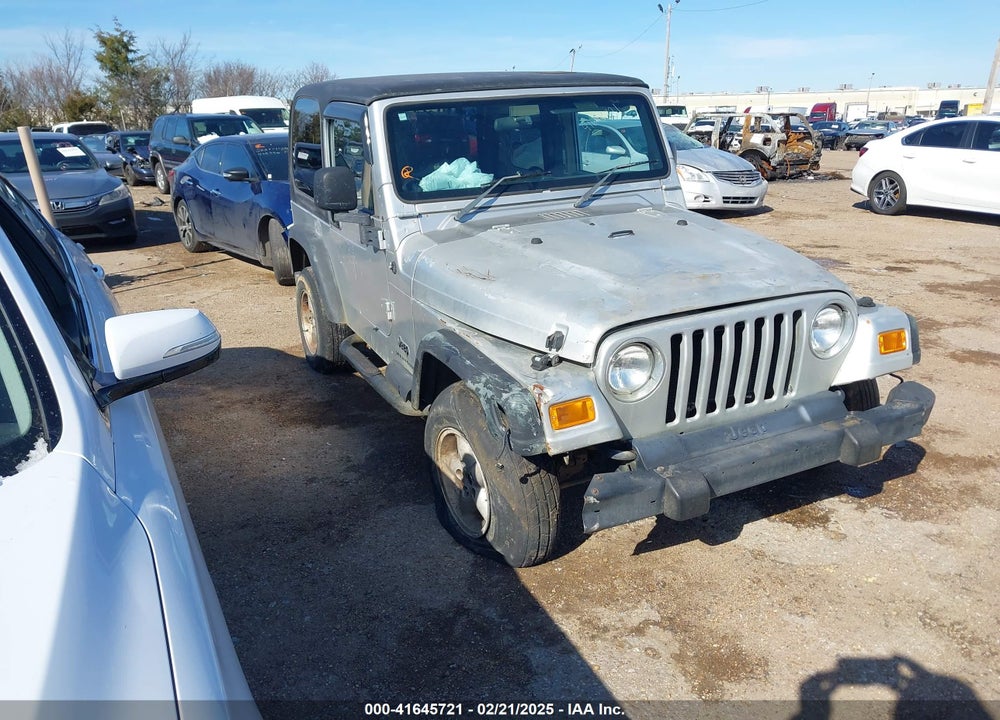 2004 JEEP WRANGLER SPORT RHD VIN: 1J4F449SX4P780560