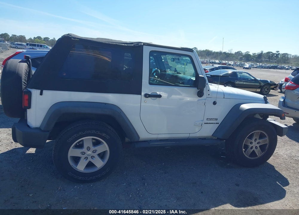 2012 JEEP WRANGLER SPORT VIN: 1C4GJWAG7CL178758