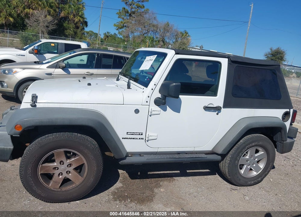2012 JEEP WRANGLER SPORT VIN: 1C4GJWAG7CL178758