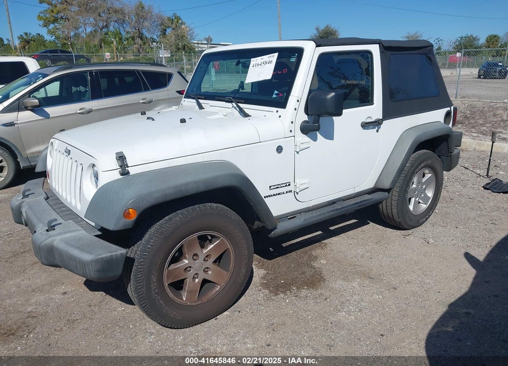 2012 JEEP WRANGLER SPORT VIN: 1C4GJWAG7CL178758