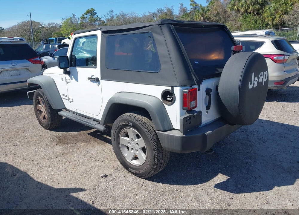 2012 JEEP WRANGLER SPORT VIN: 1C4GJWAG7CL178758