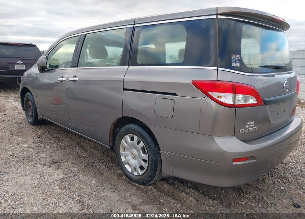 2015 NISSAN QUEST S VIN: JN8AE2KP8F9134436