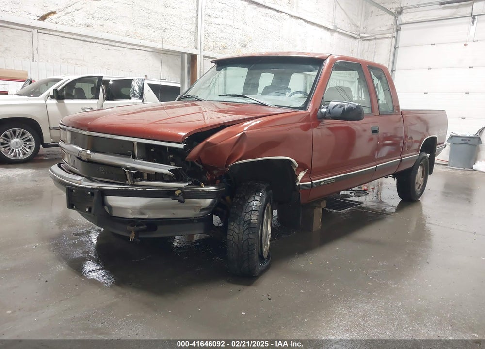1998 CHEVROLET K1500 FLEETSIDE VIN: 1GCEK19M3WE128563