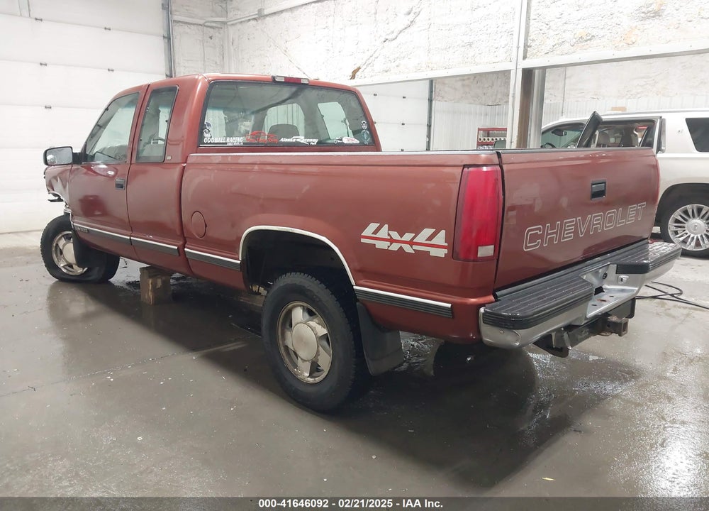 1998 CHEVROLET K1500 FLEETSIDE VIN: 1GCEK19M3WE128563