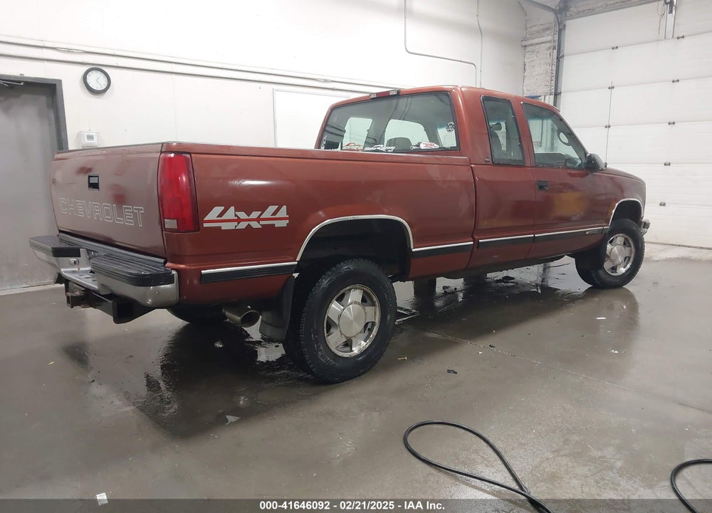 1998 CHEVROLET K1500 FLEETSIDE VIN: 1GCEK19M3WE128563