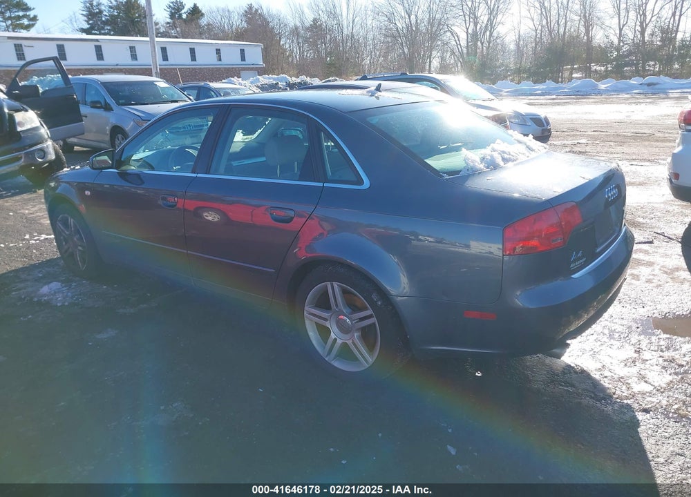 2007 AUDI A4 VIN: WAUDF78E57A094502
