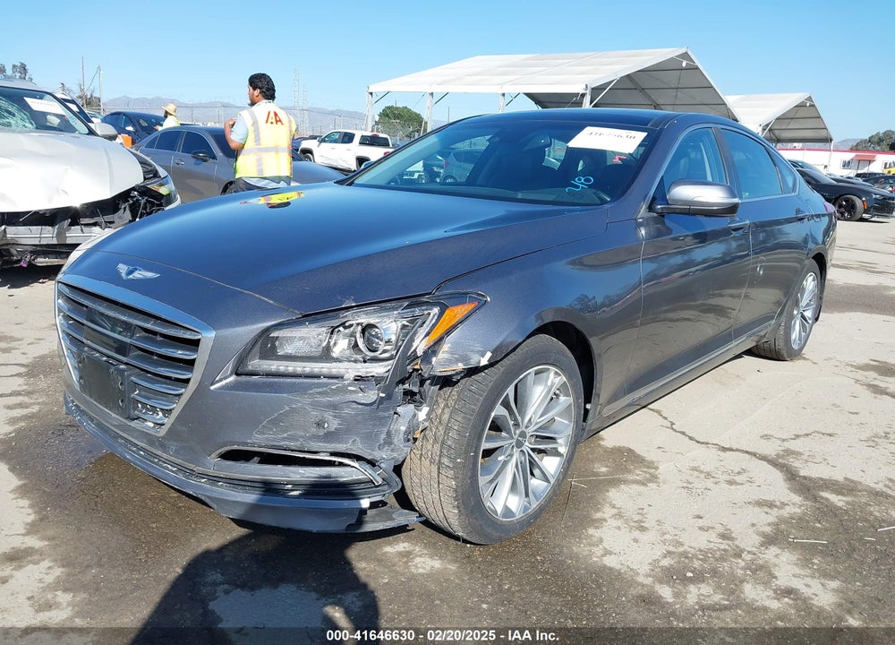 2017 GENESIS G80 VIN: KMHGN4JEXHU172344