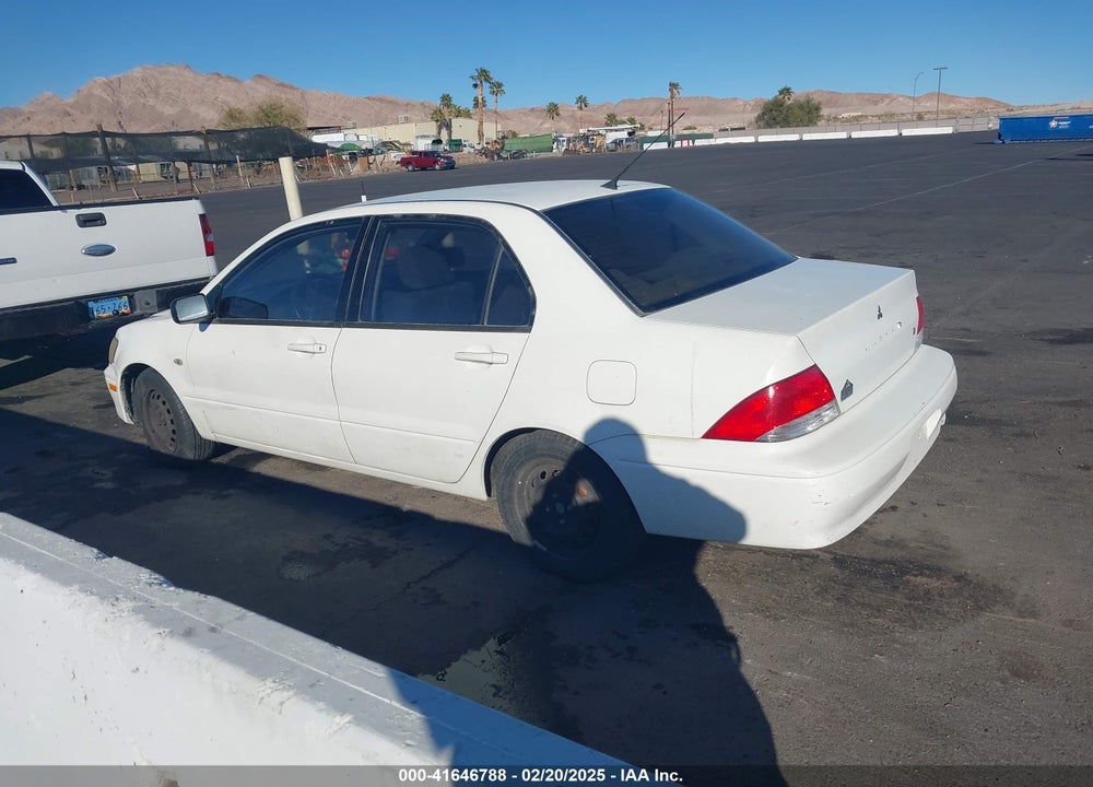 2003 MITSUBISHI LANCER ES VIN: JA3AJ26E43U098235