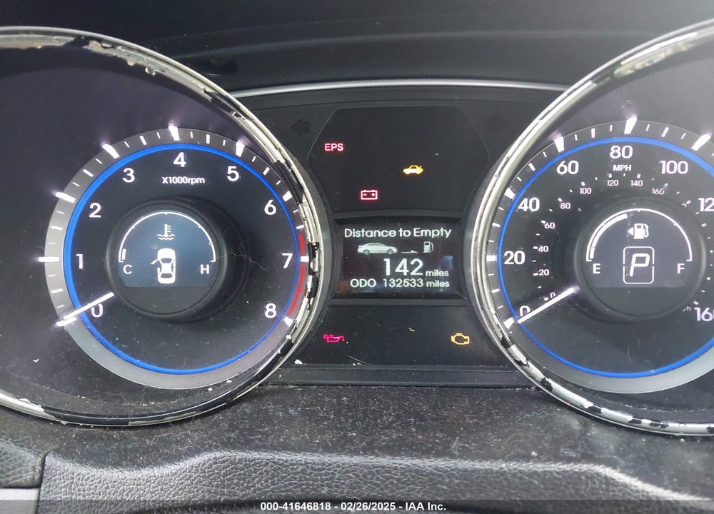 2013 HYUNDAI SONATA VIN: 5NPEB4AC4DH539357