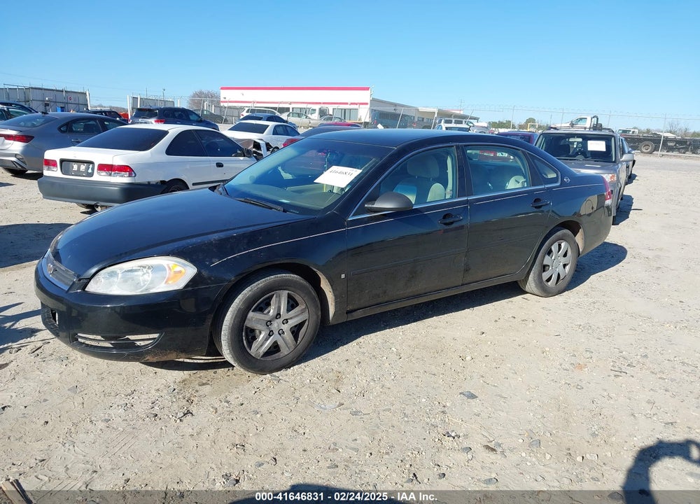 2007 CHEVROLET IMPALA LS VIN: 2G1WB58K279376196