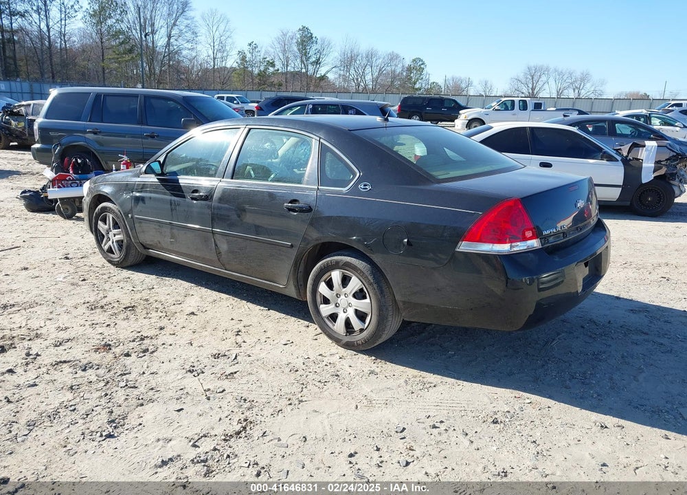 2007 CHEVROLET IMPALA LS VIN: 2G1WB58K279376196