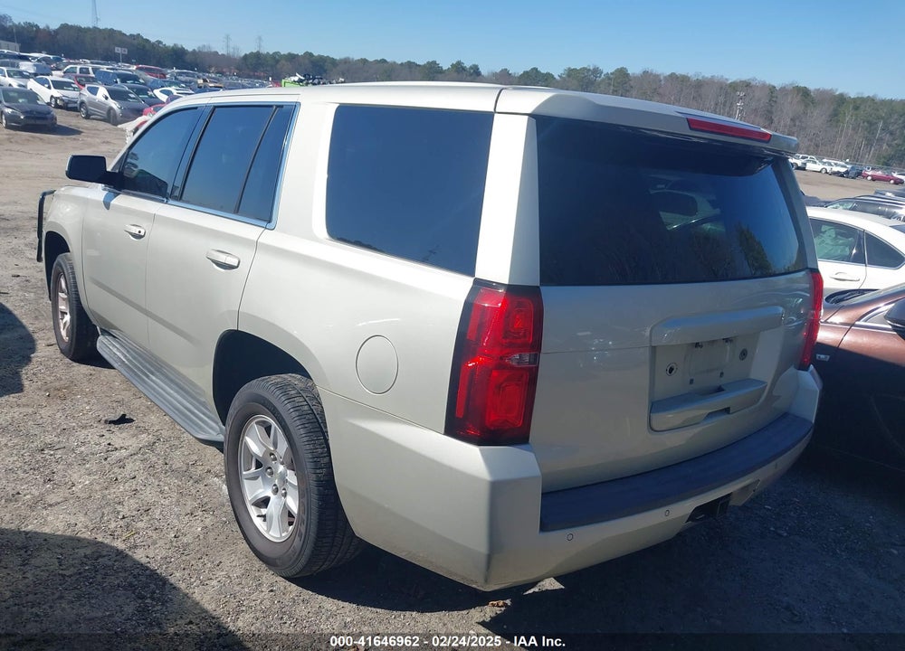 2017 CHEVROLET TAHOE COMMERCIAL FLEET VIN: 1GNLCDEC5HR237922