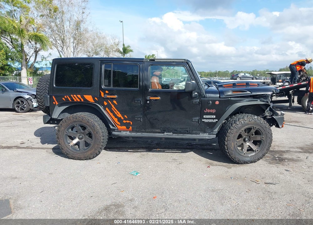 2017 JEEP WRANGLER UNLIMITED SPORT VIN: 1C4HJWDG3HL608163