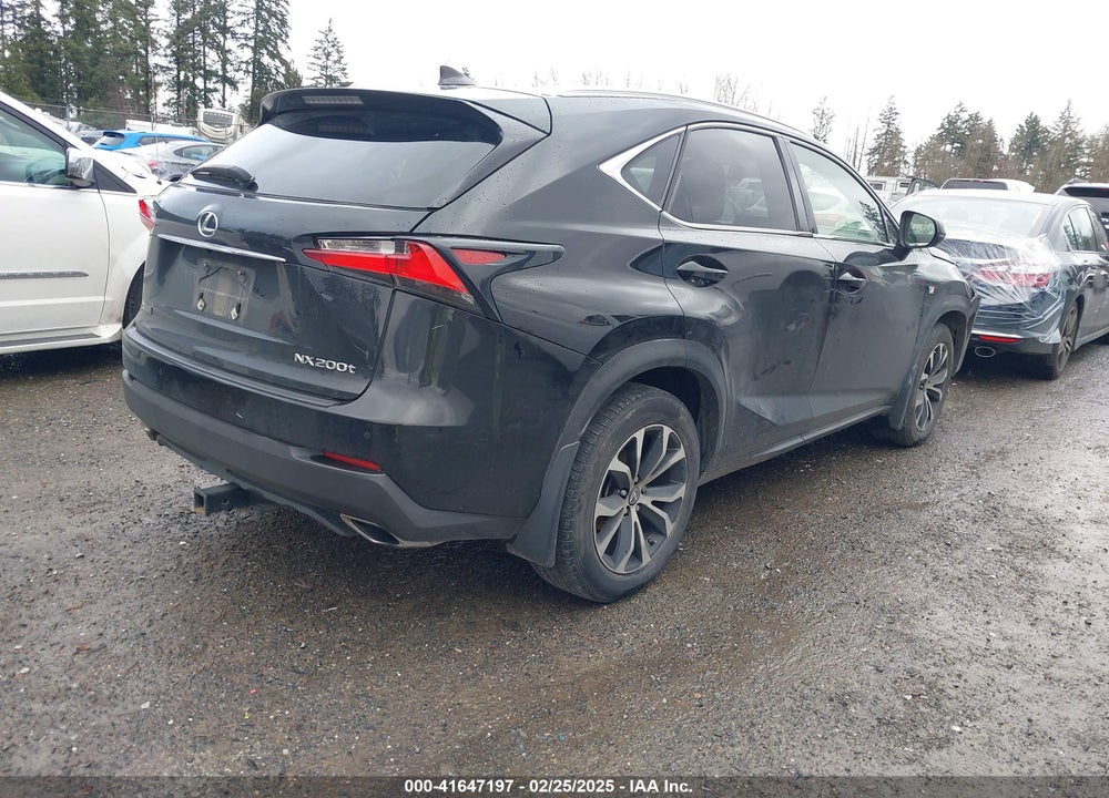 2016 LEXUS NX 200T VIN: JTJBARBZ6G2052007