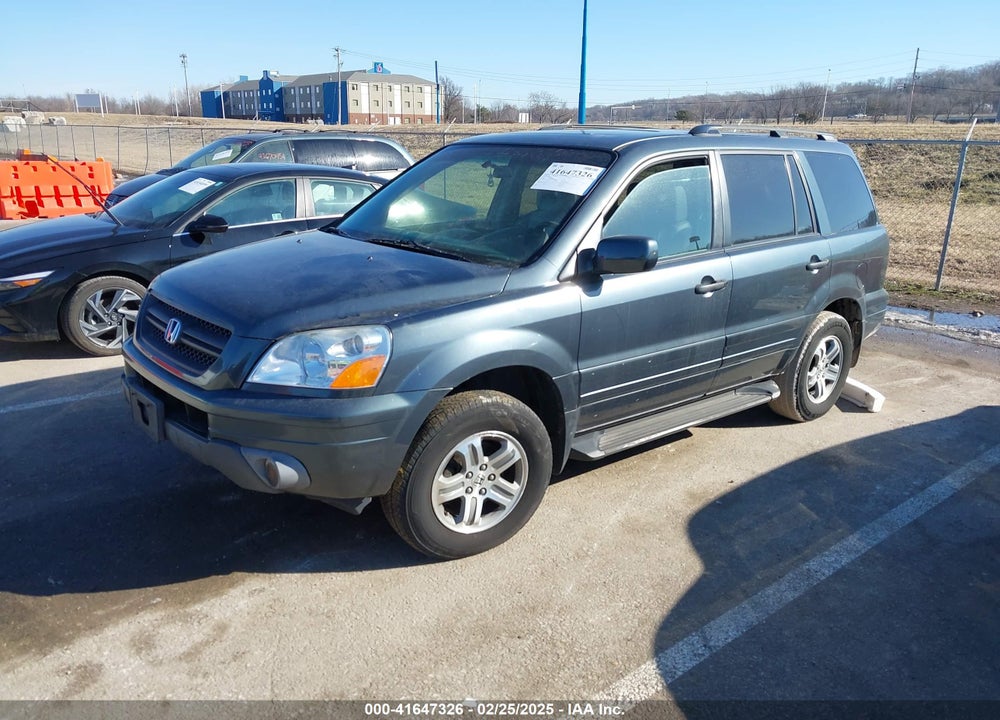 2005 HONDA PILOT EX-L VIN: 5FNYF18545B026861