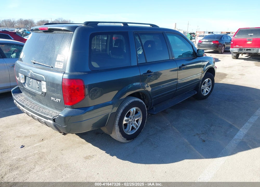 2005 HONDA PILOT EX-L VIN: 5FNYF18545B026861