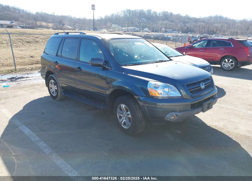 2005 HONDA PILOT EX-L VIN: 5FNYF18545B026861