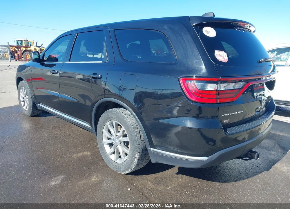2018 DODGE DURANGO VIN: 1C4RDHAG3JC354665