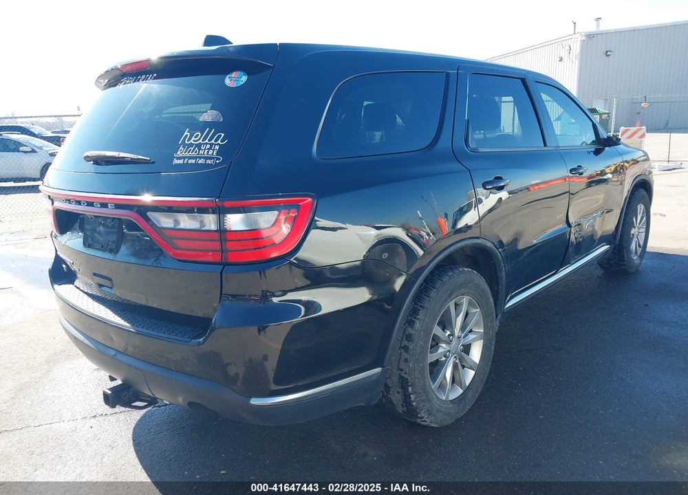 2018 DODGE DURANGO VIN: 1C4RDHAG3JC354665