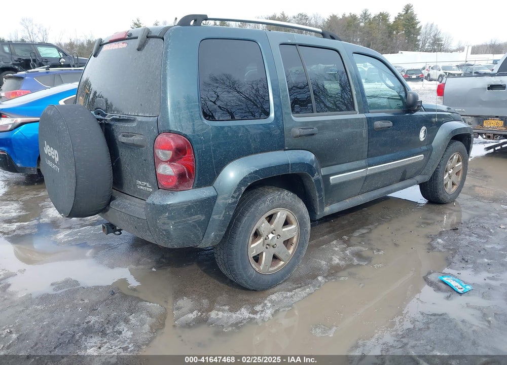 2005 JEEP LIBERTY LIMITED EDITION VIN: 1J4GL58K95W647956