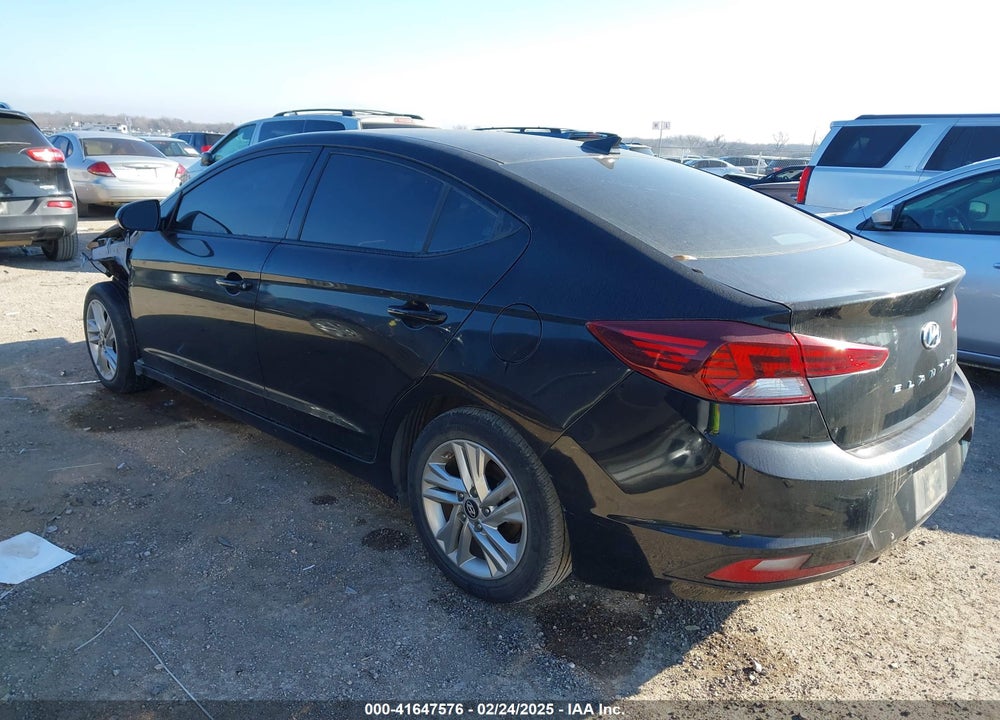 2019 HYUNDAI ELANTRA SEL VIN: KMHD84LF8KU730344