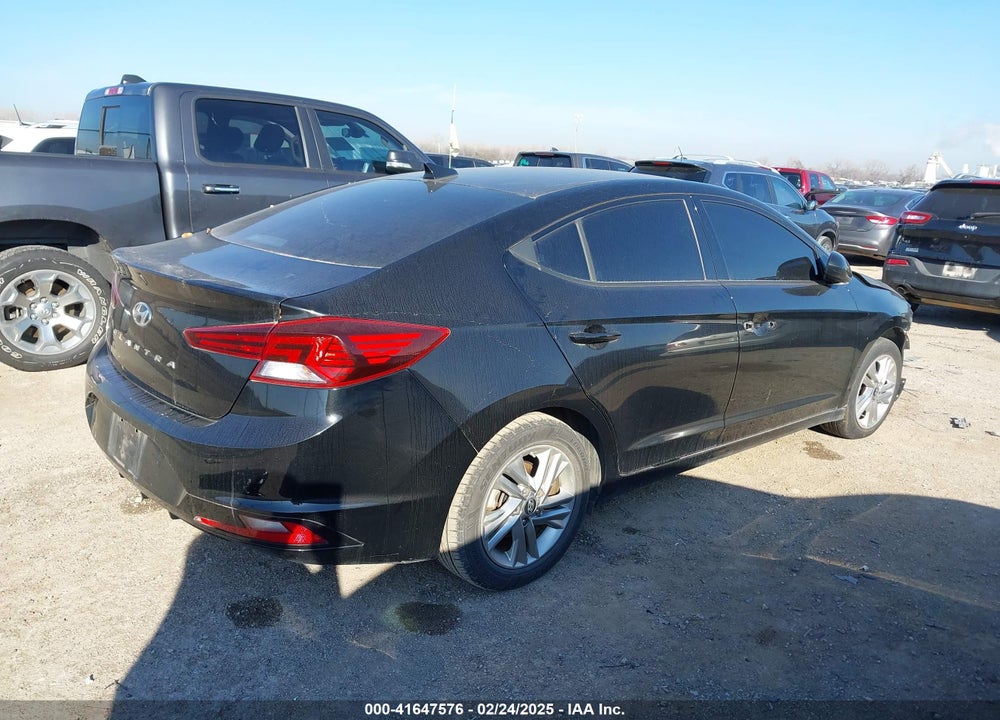 2019 HYUNDAI ELANTRA SEL VIN: KMHD84LF8KU730344