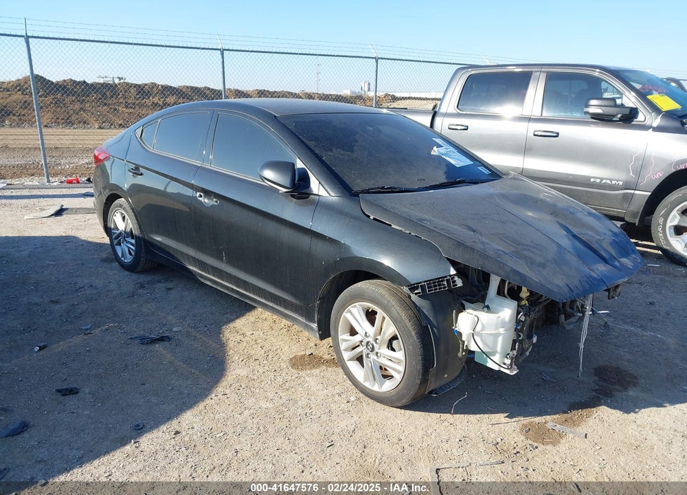 2019 HYUNDAI ELANTRA SEL VIN: KMHD84LF8KU730344