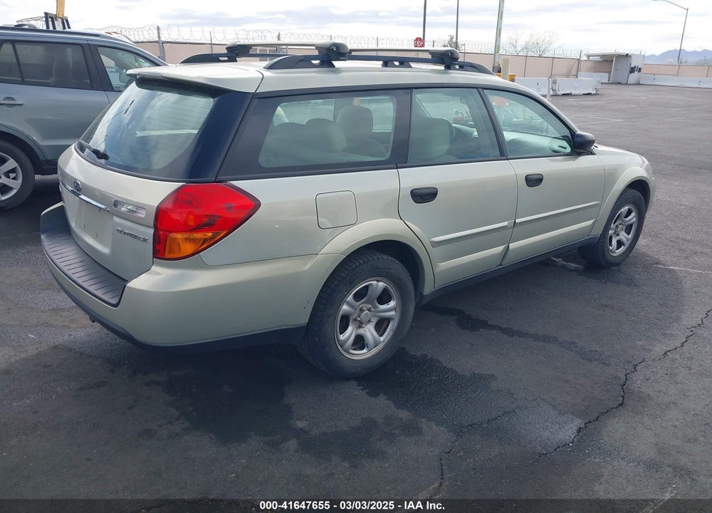 2007 SUBARU OUTBACK VIN: 4S4BP61C977302593
