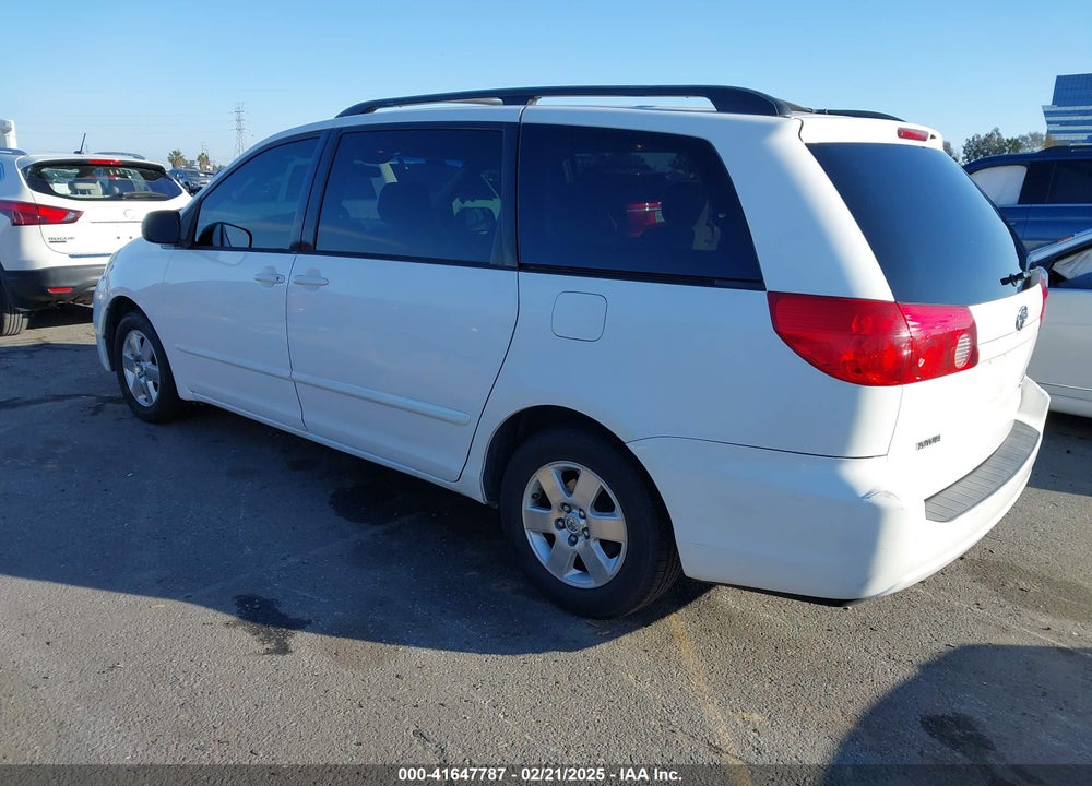 2007 TOYOTA SIENNA LE VIN: 5TDZK23C97S087987