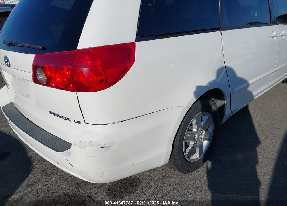 2007 TOYOTA SIENNA LE VIN: 5TDZK23C97S087987