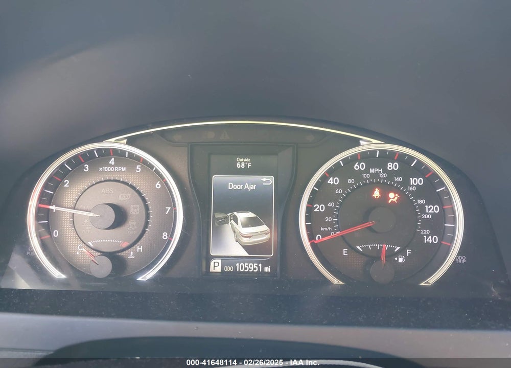 2016 TOYOTA CAMRY VIN: 4T1BF1FKXGU242976