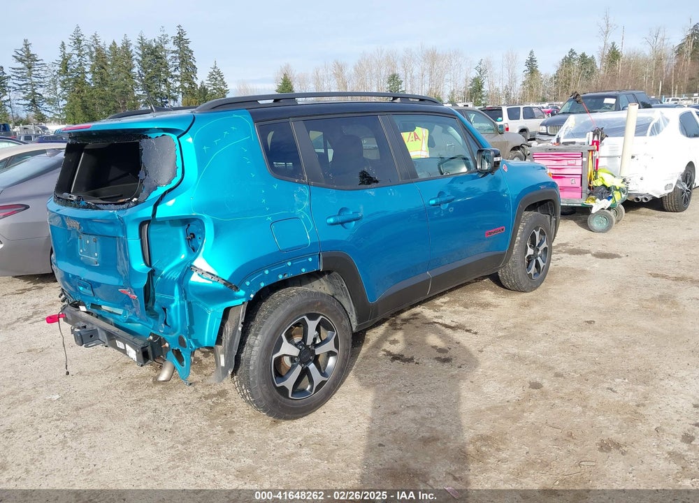 2022 JEEP RENEGADE TRAILHAWK 4X4 VIN: ZACNJDC16NPN46704