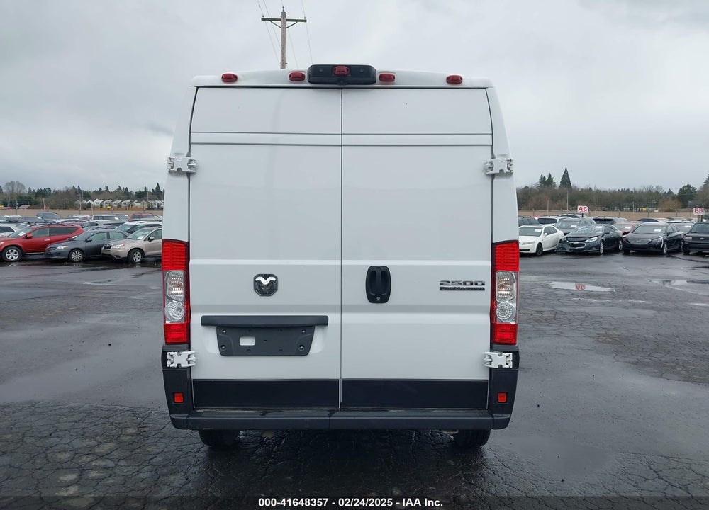 2023 RAM PROMASTER 2500 HIGH ROOF 159 WB VIN: 3C6LRVDG4PE535283