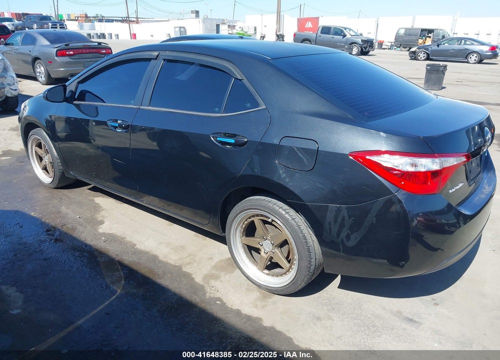 2016 TOYOTA COROLLA LE VIN: 5YFBURHE3GP458780