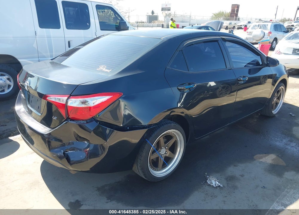 2016 TOYOTA COROLLA LE VIN: 5YFBURHE3GP458780