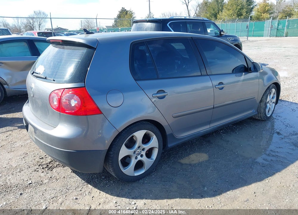 2009 VOLKSWAGEN GTI 4-DOOR VIN: WVWHV71K39W099422