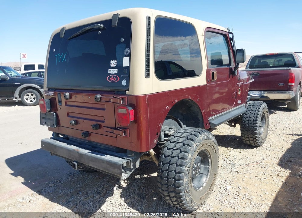 2001 JEEP WRANGLER SAHARA VIN: 1J4FA59S71P326941