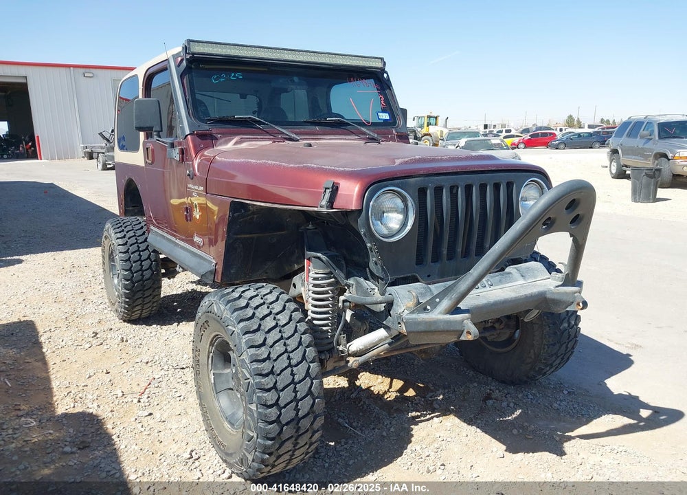 2001 JEEP WRANGLER SAHARA VIN: 1J4FA59S71P326941