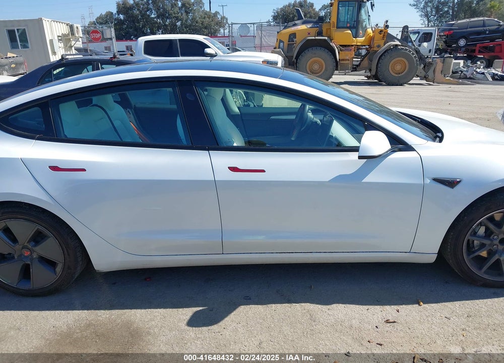 2022 TESLA MODEL 3 VIN: 5YJ3E1EA5NF251126