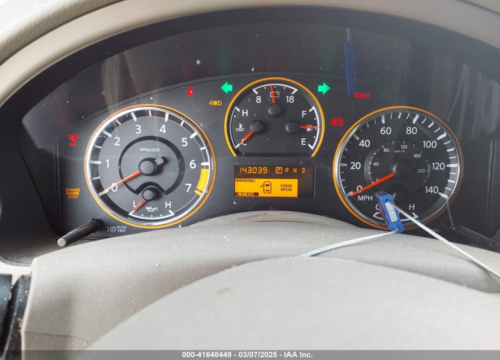 2011 NISSAN ARMADA PLATINUM VIN: 5N1BA0NE7BN600882