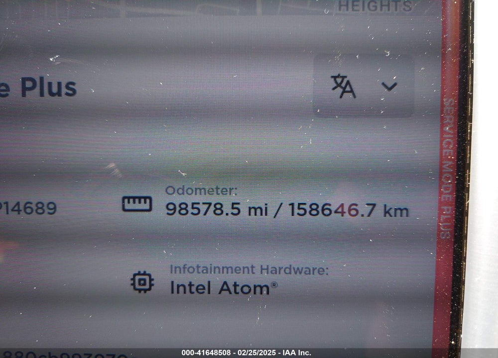 2013 TESLA MODEL S VIN: 5YJSA1CG2DFP14689