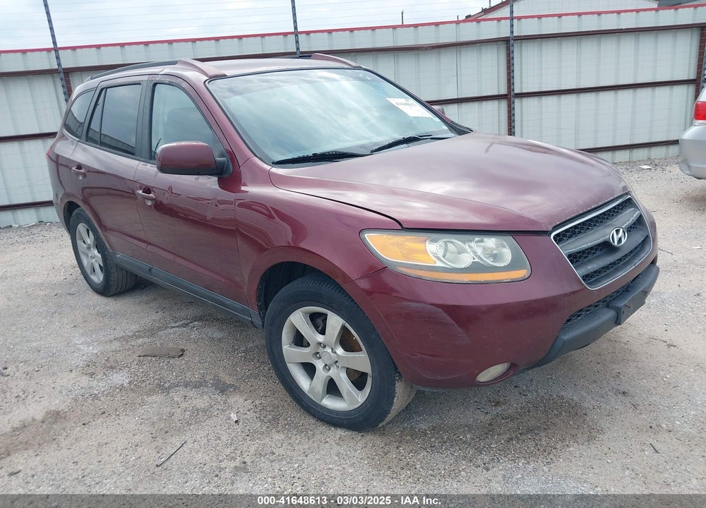 2008 HYUNDAI SANTA FE LIMITED/SE VIN: 5NMSH13E78H143795