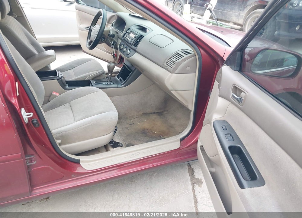 2006 TOYOTA CAMRY LE VIN: 4T1BE32K66U123440