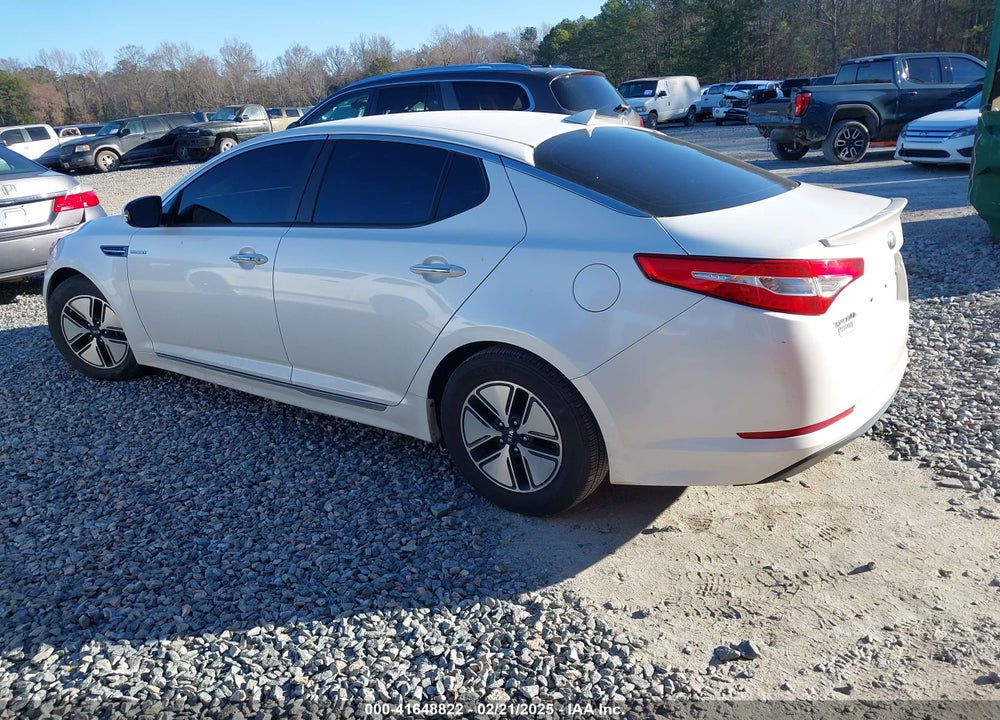 2013 KIA OPTIMA HYBRID VIN: KNAGM4AD2D5044521
