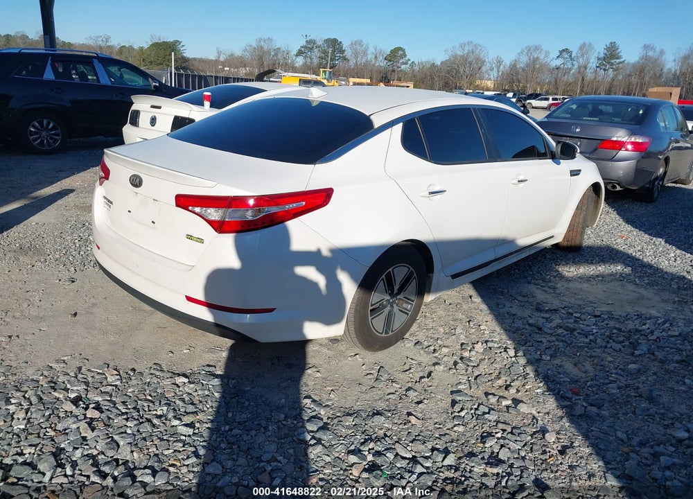 2013 KIA OPTIMA HYBRID VIN: KNAGM4AD2D5044521