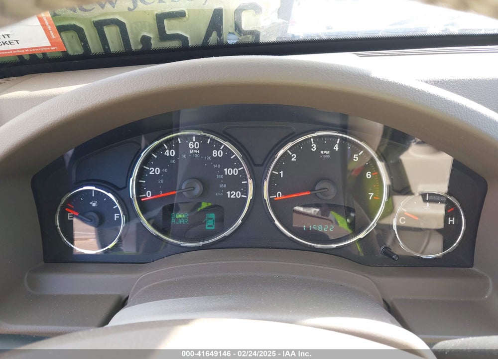2008 JEEP LIBERTY VIN: 1J8GN58K38W226764