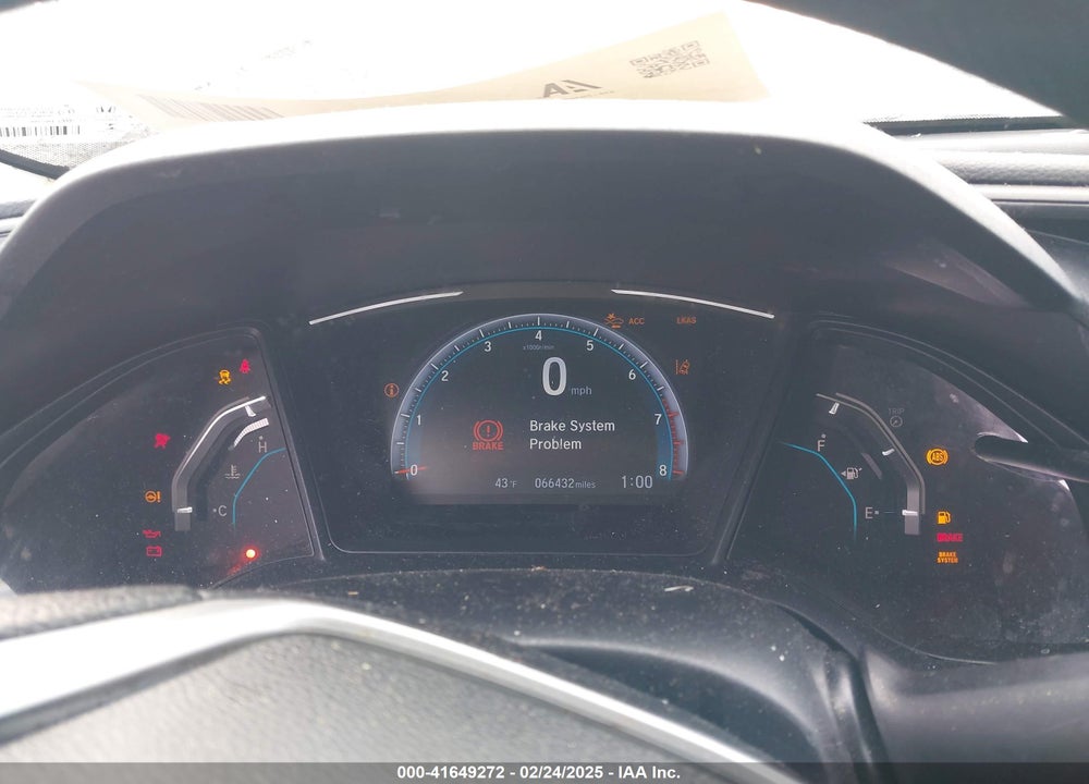 2019 HONDA CIVIC VIN: 2HGFC2F60KH574106
