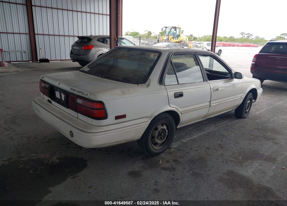 1992 TOYOTA COROLLA LE/DLX VIN: 1NXAE97A8NZ343711