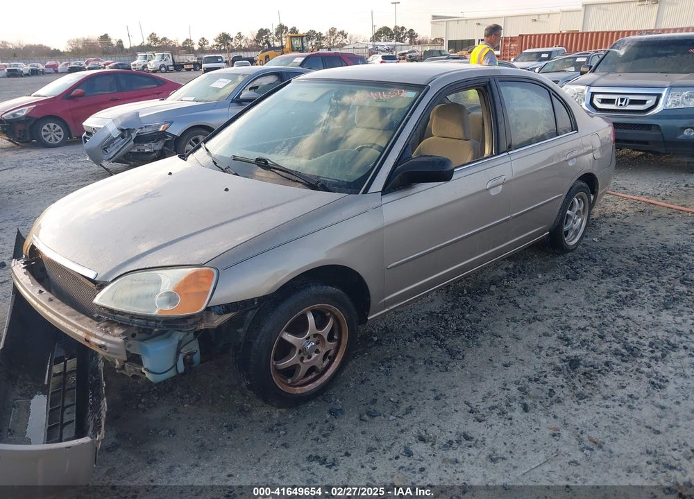2002 HONDA CIVIC VIN: 2HGES15592H562781