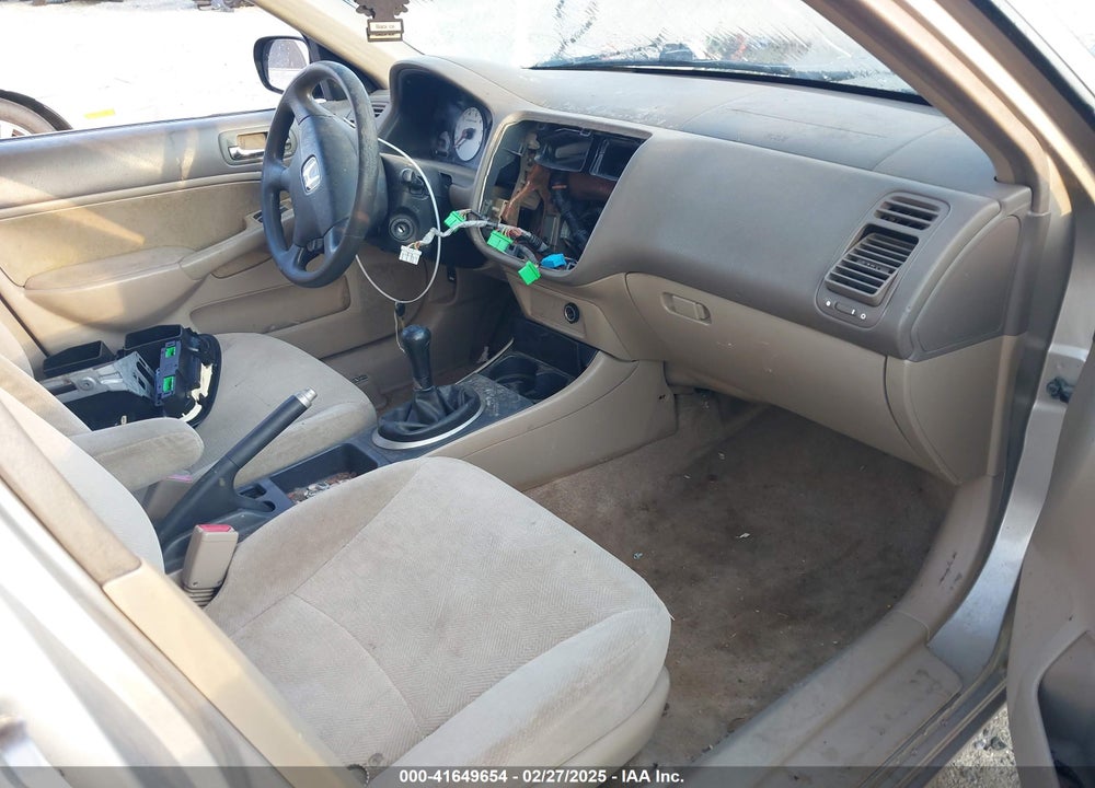 2002 HONDA CIVIC VIN: 2HGES15592H562781